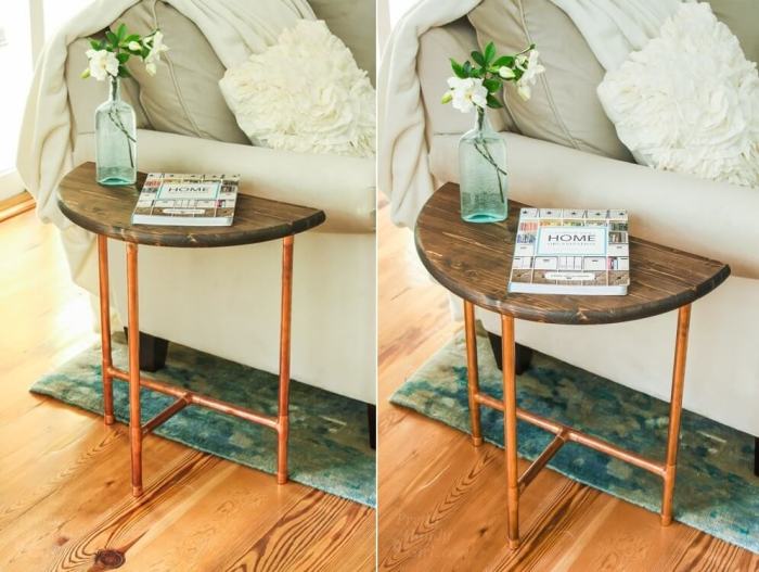 How to decorate side tables in living room