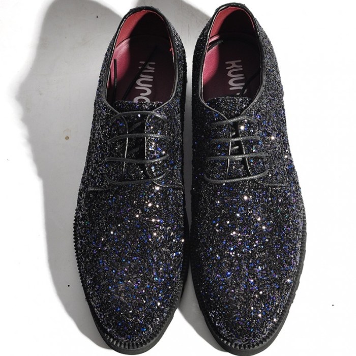 Sparkle dress shoes men