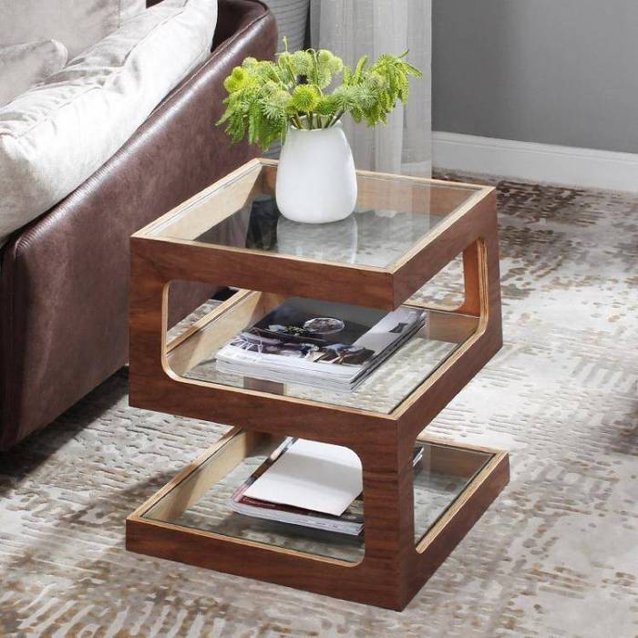 How to decorate side tables in living room