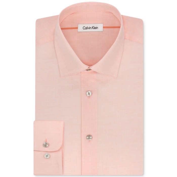 Light peach mens dress shirt