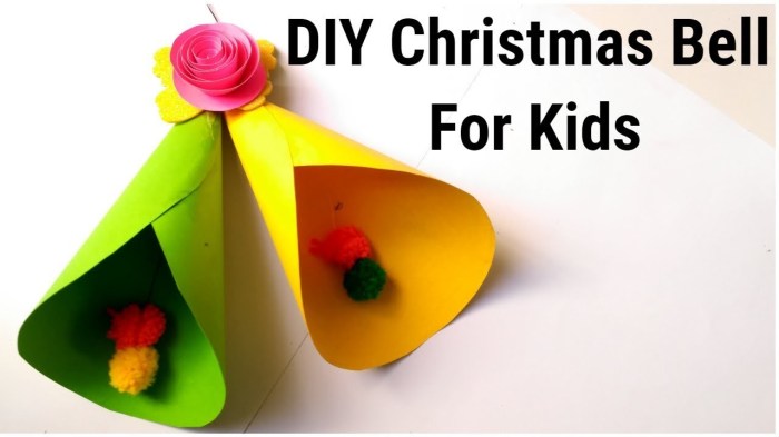 How to make a paper bell christmas decoration