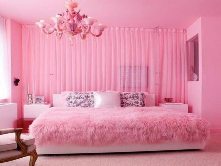 How to decorate room pink with sliver