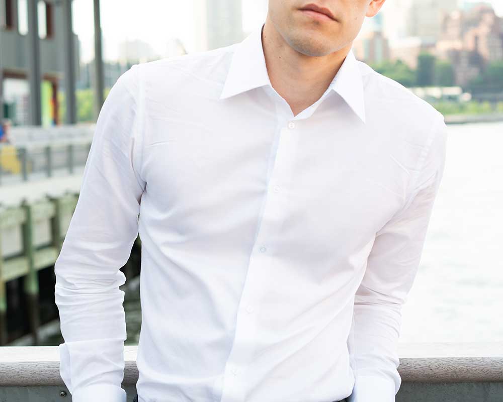 High end dress shirts for men