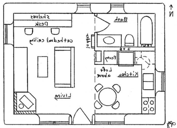 Cara menggambar desain interior rumah